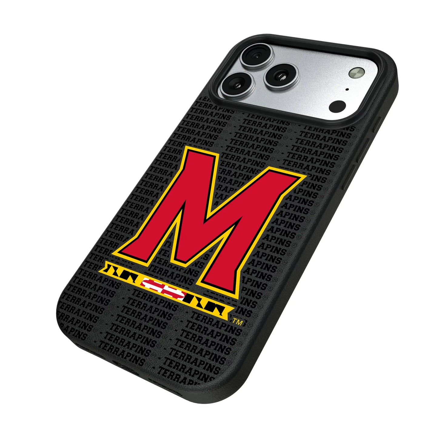 University of Maryland Terrapins Text Backdrop MagSafe Compatible Phone Case for Apple iPhone