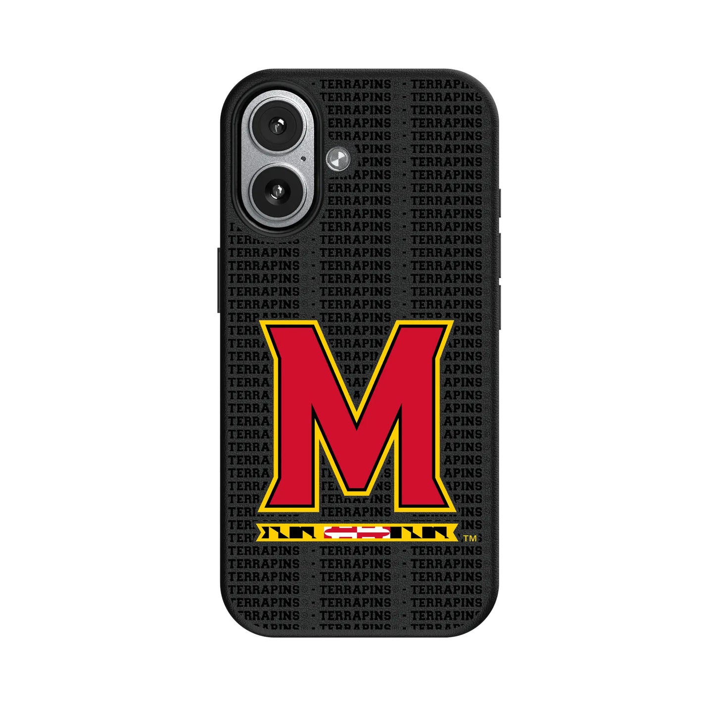 University of Maryland Terrapins Text Backdrop MagSafe Compatible Phone Case for Apple iPhone