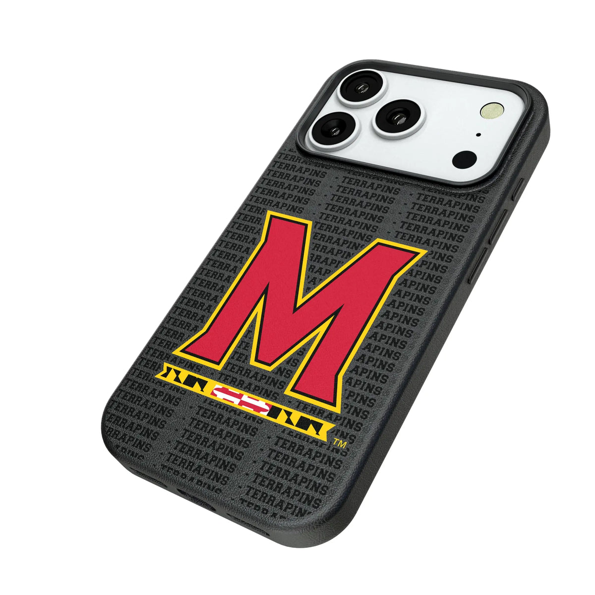 University of Maryland Terrapins Text Backdrop MagSafe Compatible Phone Case for Apple iPhone