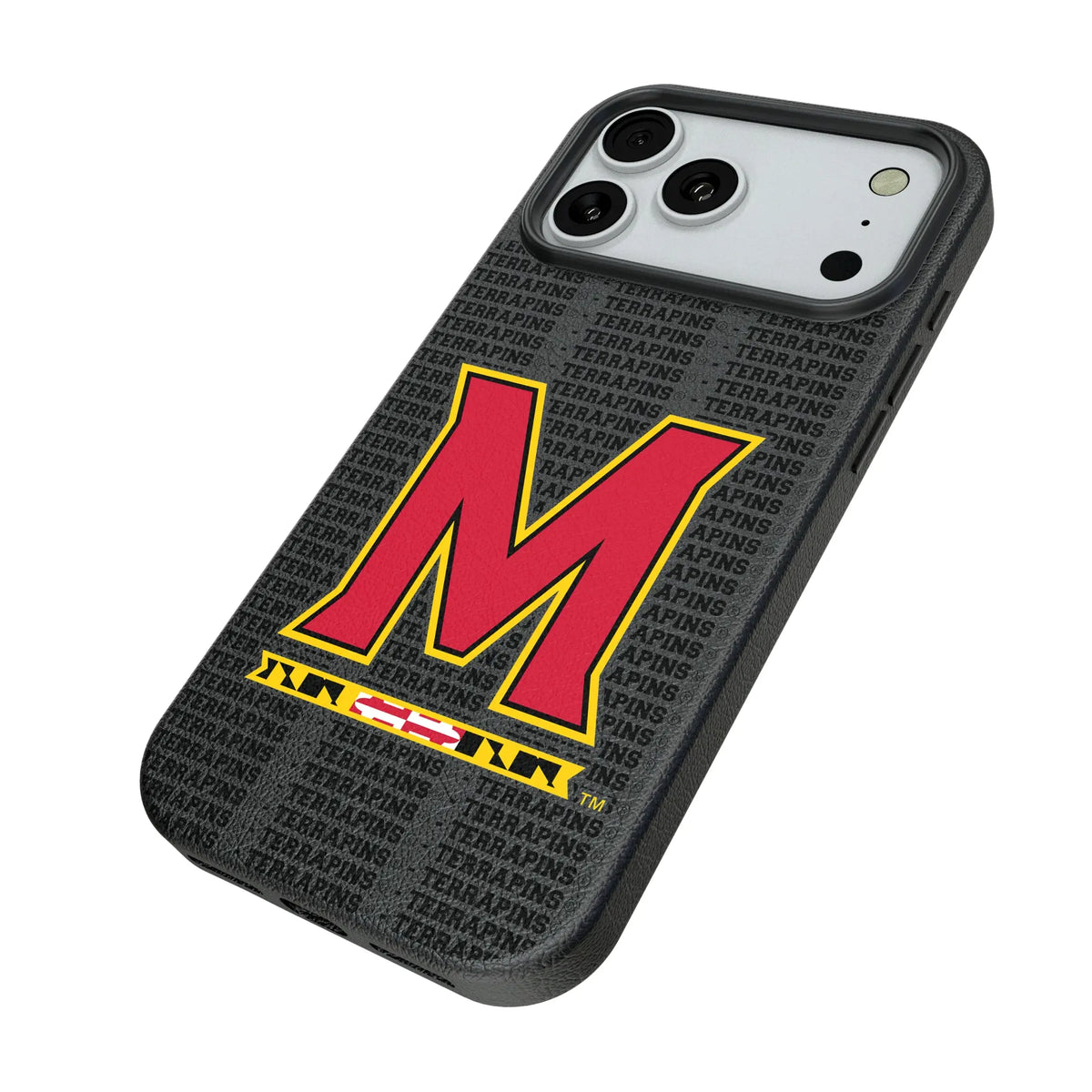University of Maryland Terrapins Text Backdrop MagSafe Compatible Phone Case for Apple iPhone
