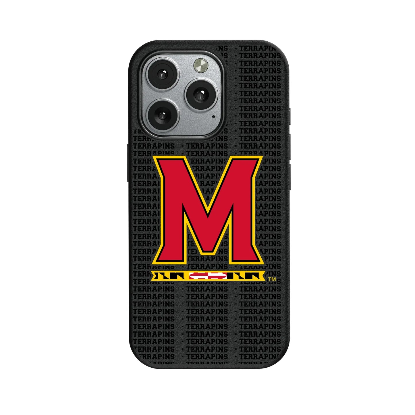 University of Maryland Terrapins Text Backdrop MagSafe Compatible Phone Case for Apple iPhone
