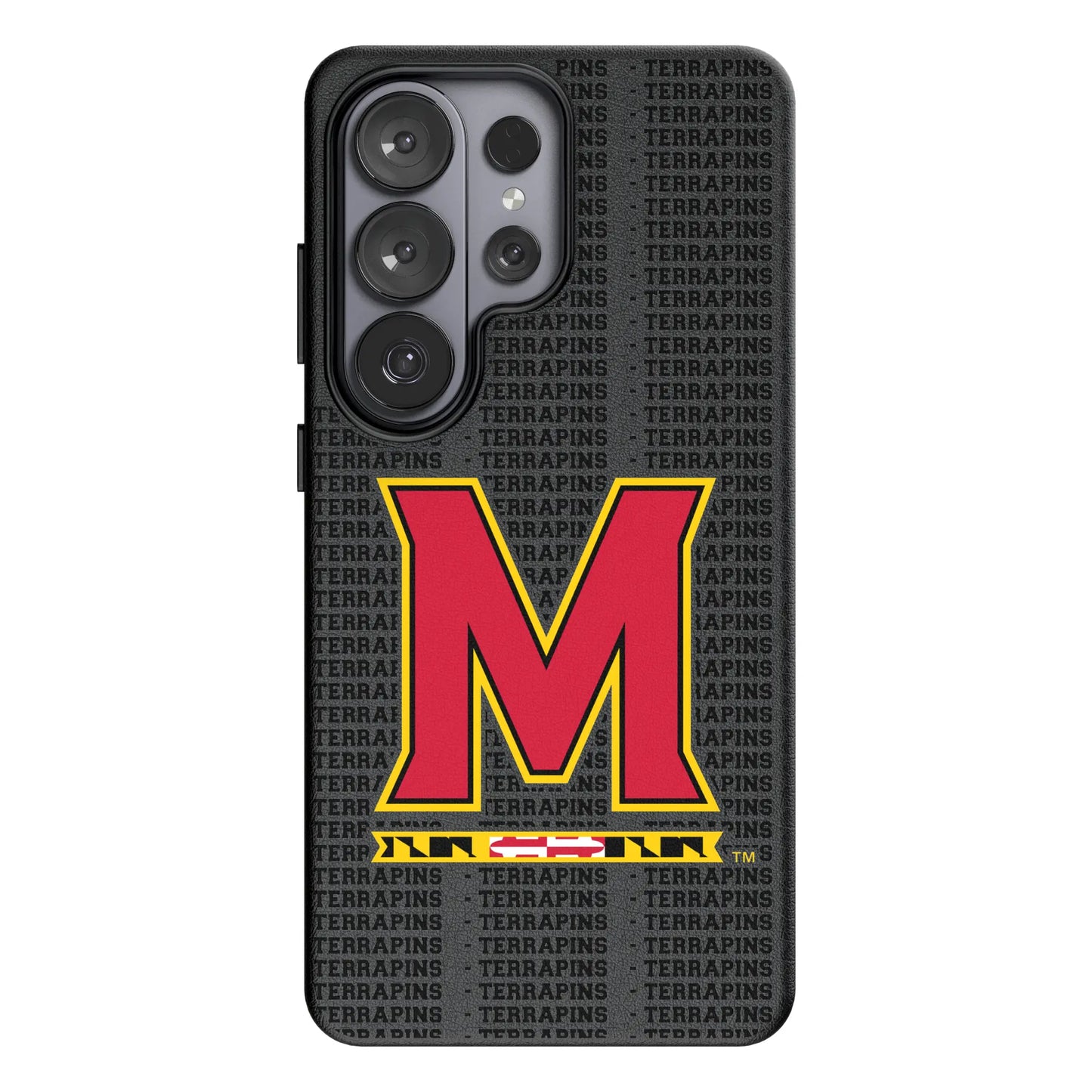 University of Maryland Terrapins Text Backdrop MagSafe Compatible Phone Case for Samsung Galaxy