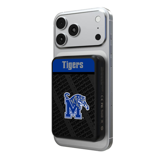 University of Memphis Tigers Endzone Plus Wireless Mag Power Bank