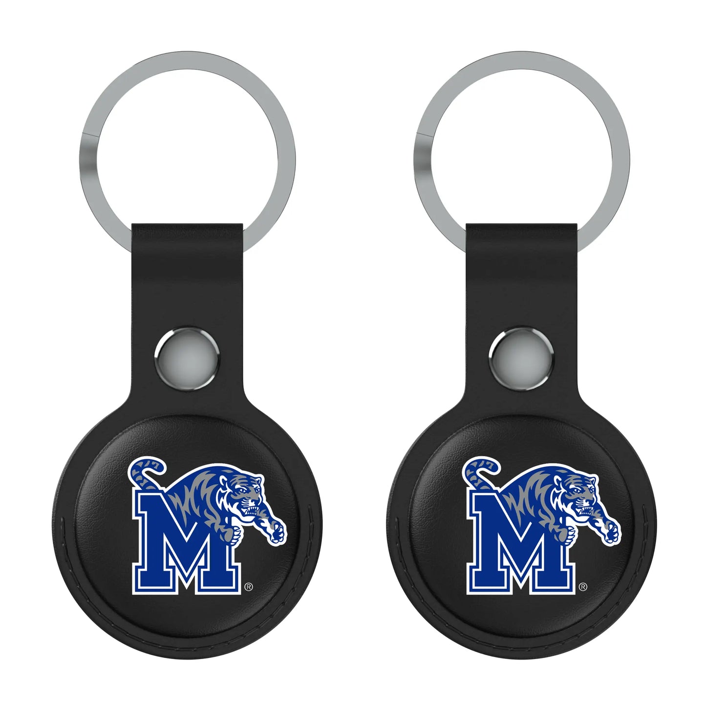 University of Memphis Tigers Insignia Black Airtag Holder 2-Pack