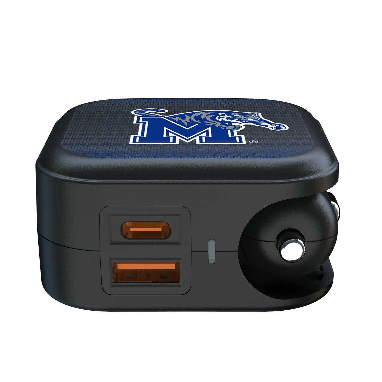 University of Memphis Tigers Linen 2 in 1 USB A/C Charger
