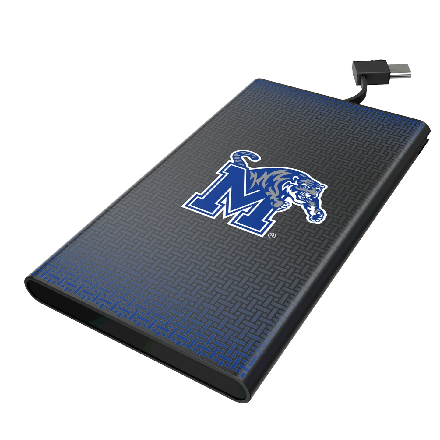 University of Memphis Tigers Linen 5000mAh Flat Powerbank