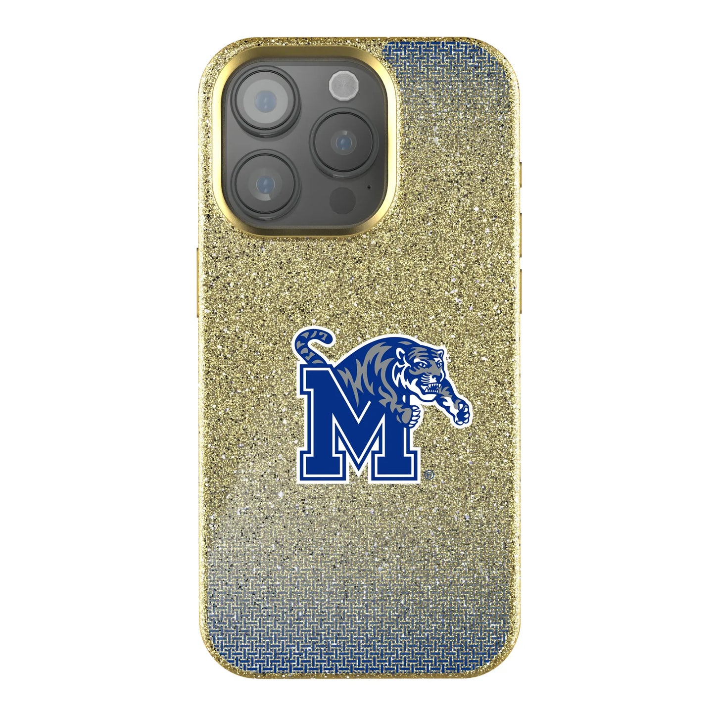 University of Memphis Tigers Linen Bling Phone Case for Apple iPhone