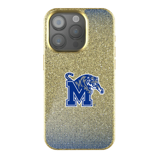 University of Memphis Tigers Linen Bling Phone Case for Apple iPhone