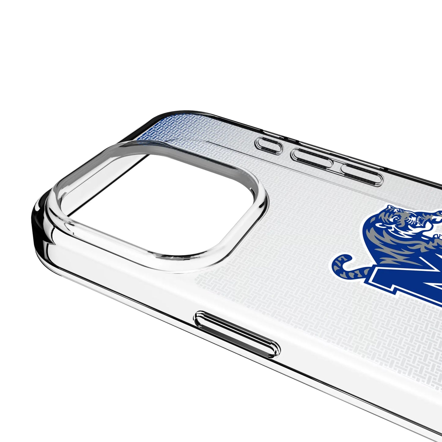 University of Memphis Tigers Linen Clear Phone Case for Apple iPhone