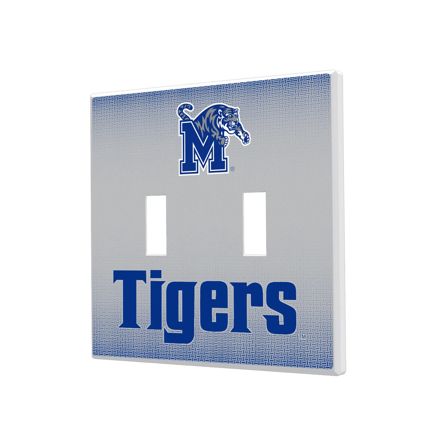 University of Memphis Tigers Linen Hidden-Screw Light Switch Plate