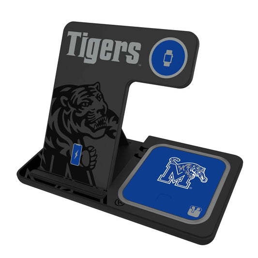 University of Memphis Tigers Monocolor Tilt 3 in 1 Charging Station