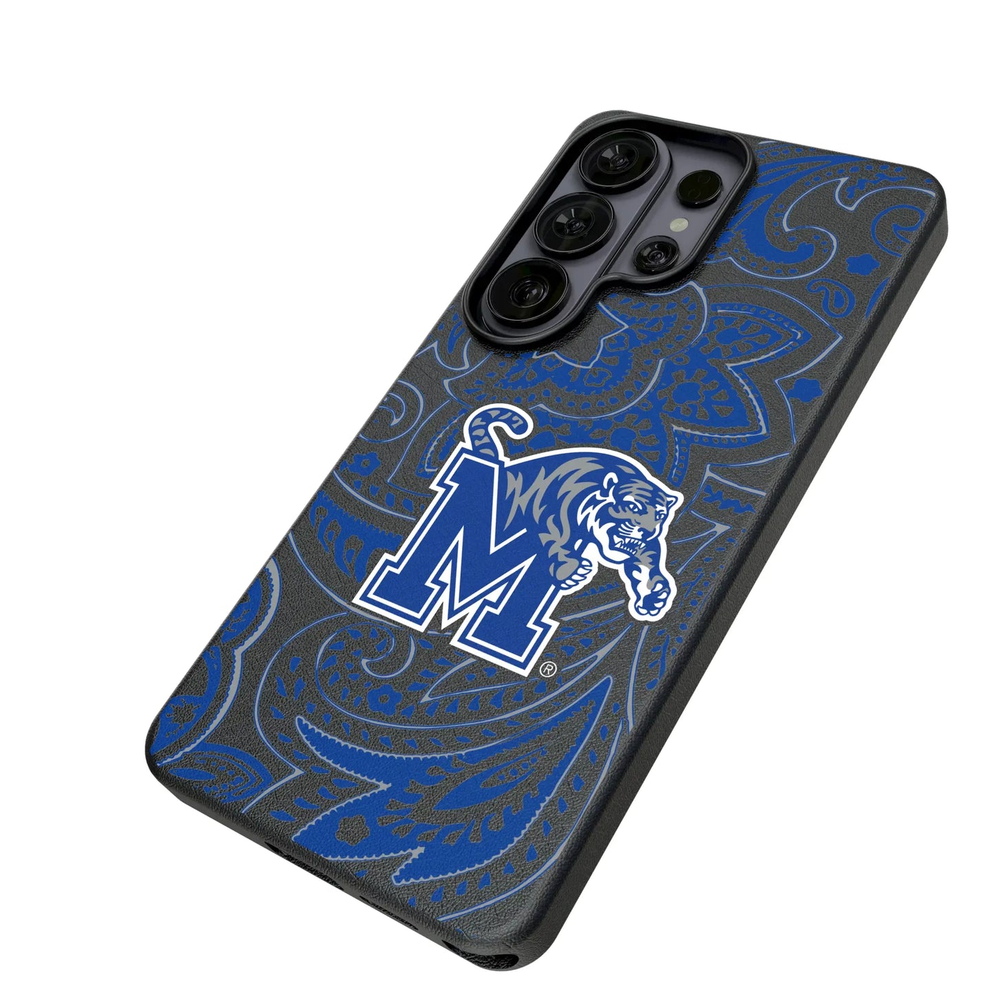 University of Memphis Tigers Paisley MagSafe Compatible Phone Case for Samsung Galaxy