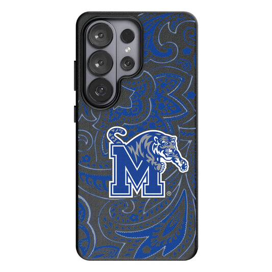 University of Memphis Tigers Paisley MagSafe Compatible Phone Case for Samsung Galaxy