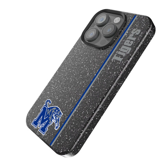 University of Memphis Tigers Sidebar Black Bling Phone Case for Apple iPhone