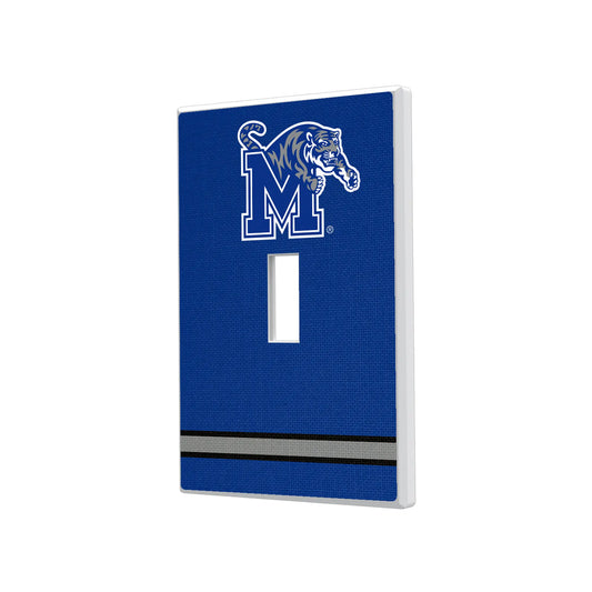 University of Memphis Tigers Stripe Hidden-Screw Light Switch Plate
