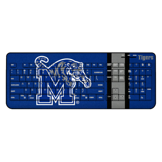 University of Memphis Tigers Stripe Wireless USB Keyboard