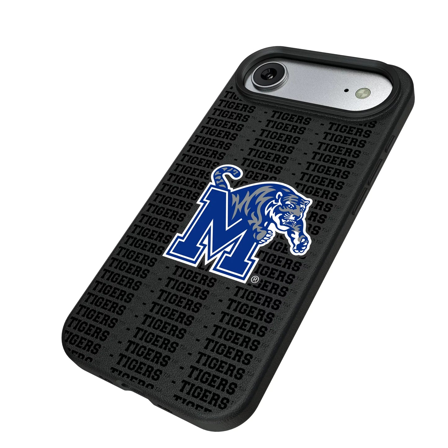 University of Memphis Tigers Text Backdrop MagSafe Compatible Phone Case for Apple iPhone