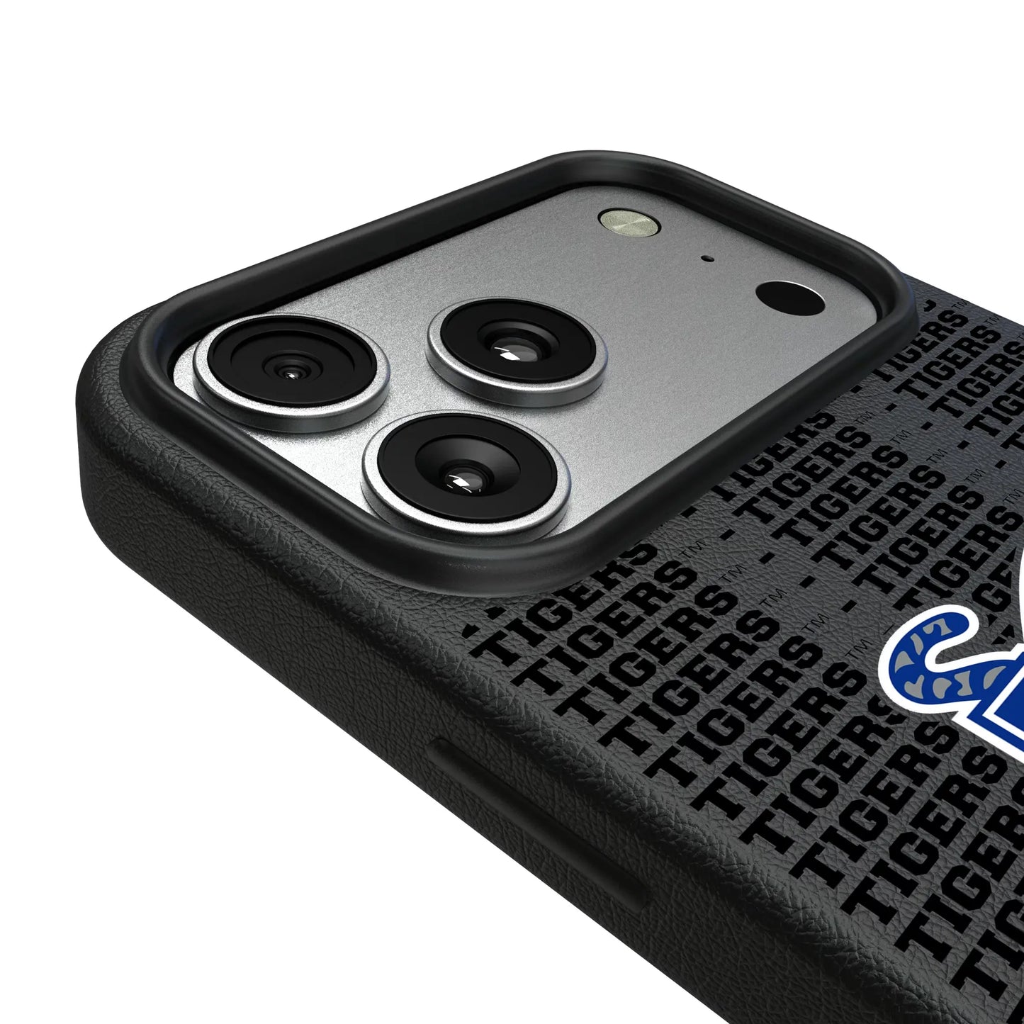 University of Memphis Tigers Text Backdrop MagSafe Compatible Phone Case for Apple iPhone