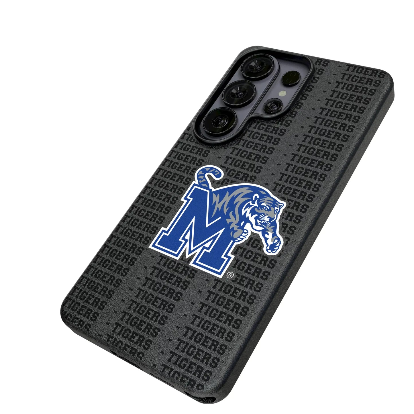University of Memphis Tigers Text Backdrop MagSafe Compatible Phone Case for Samsung Galaxy
