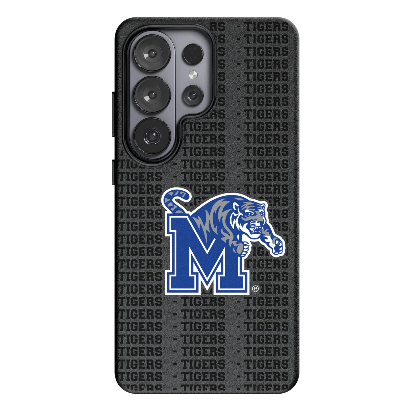 University of Memphis Tigers Text Backdrop MagSafe Compatible Phone Case for Samsung Galaxy