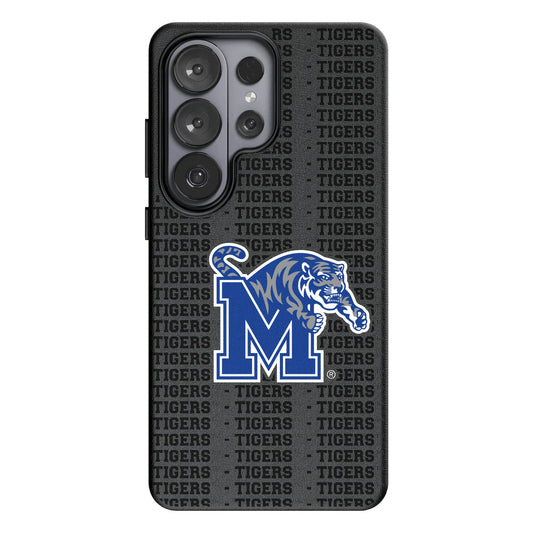 University of Memphis Tigers Text Backdrop MagSafe Compatible Phone Case for Samsung Galaxy