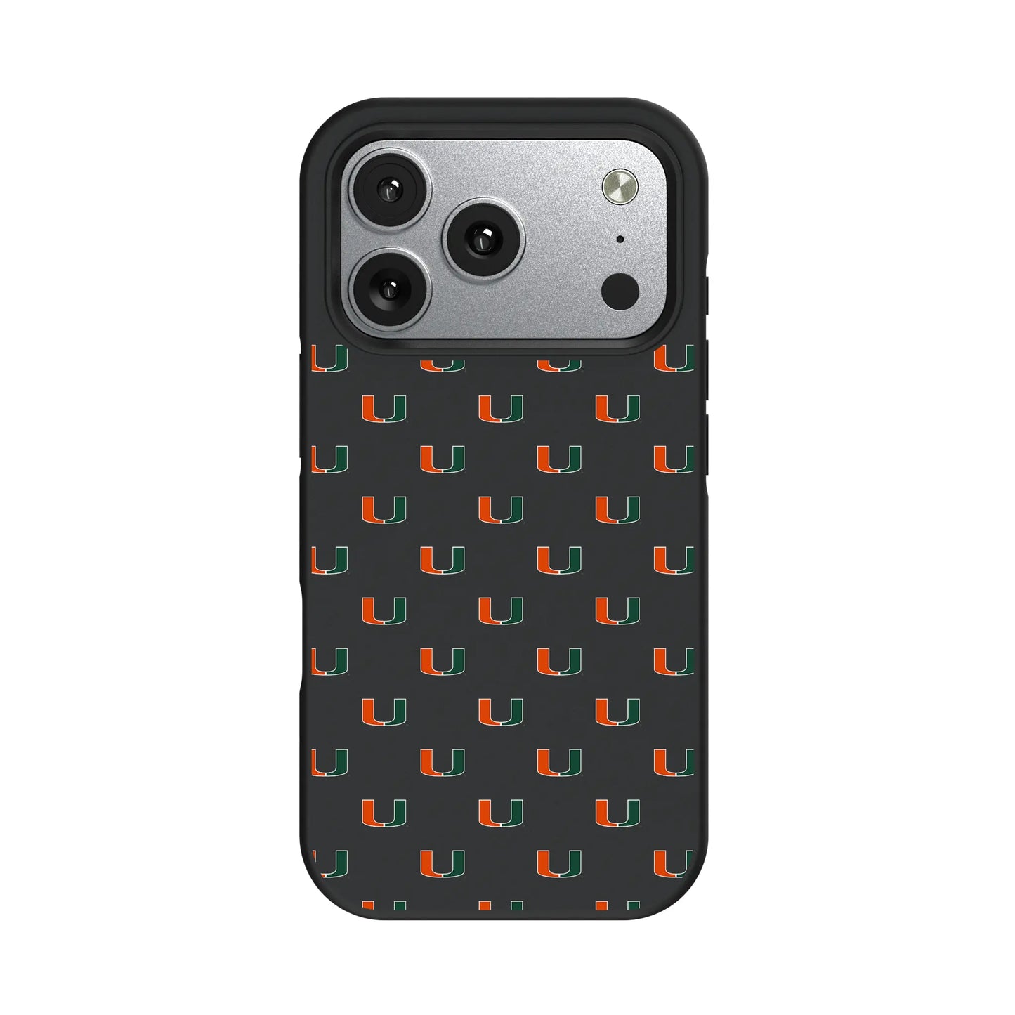 University of Miami Hurricanes Fashion Pattern Bump Phone Case for Apple iPhone