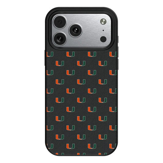 University of Miami Hurricanes Fashion Pattern MagSafe Compatible Phone Case for Apple iPhone