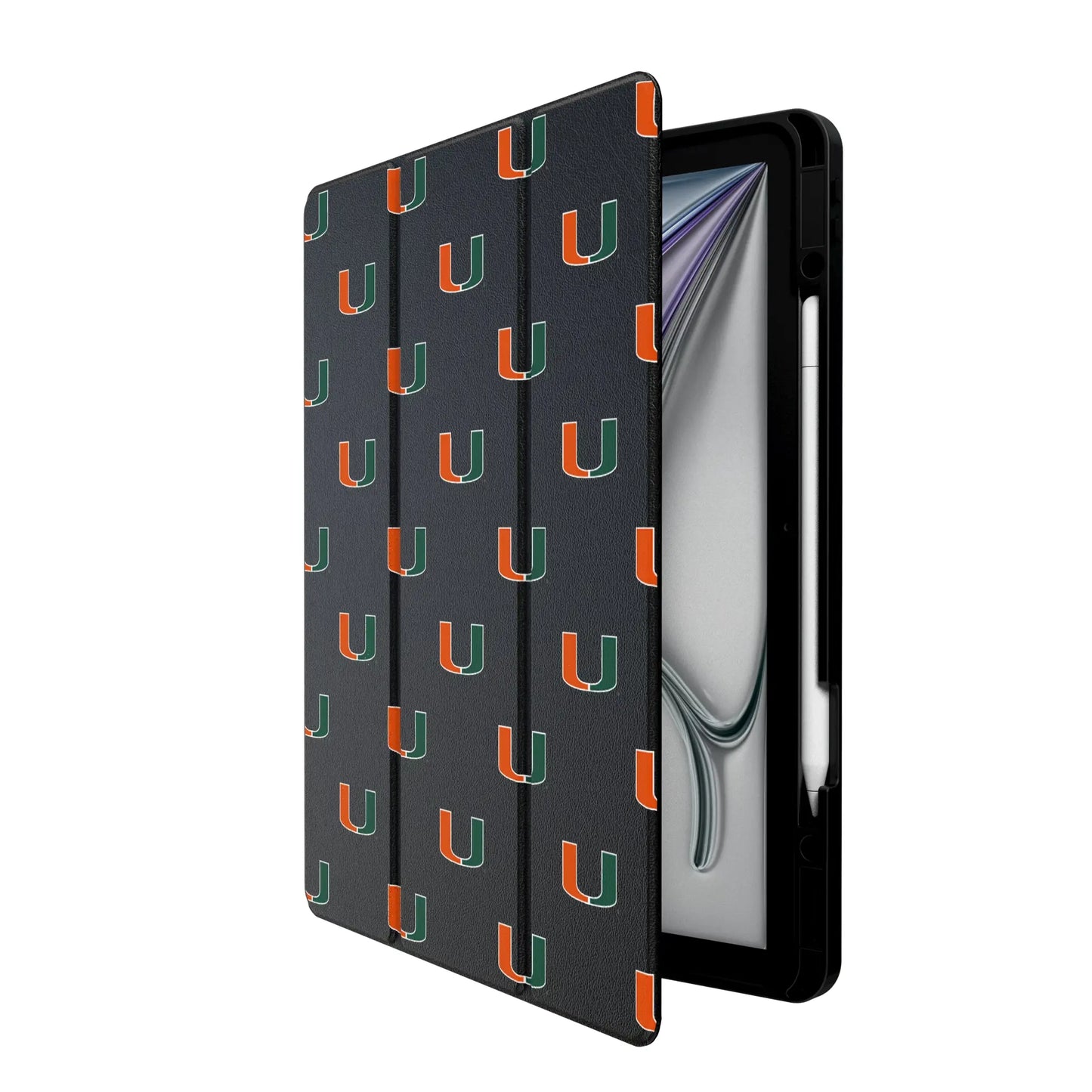 University of Miami Hurricanes Fashion Pattern Tablet Case for Apple iPad
