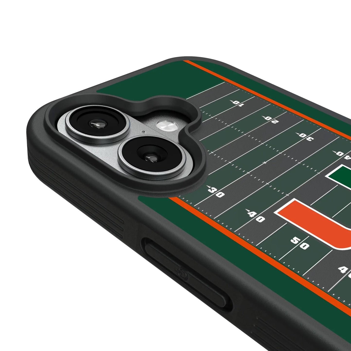 University of Miami Hurricanes Field Bump Phone Case for Apple iPhone