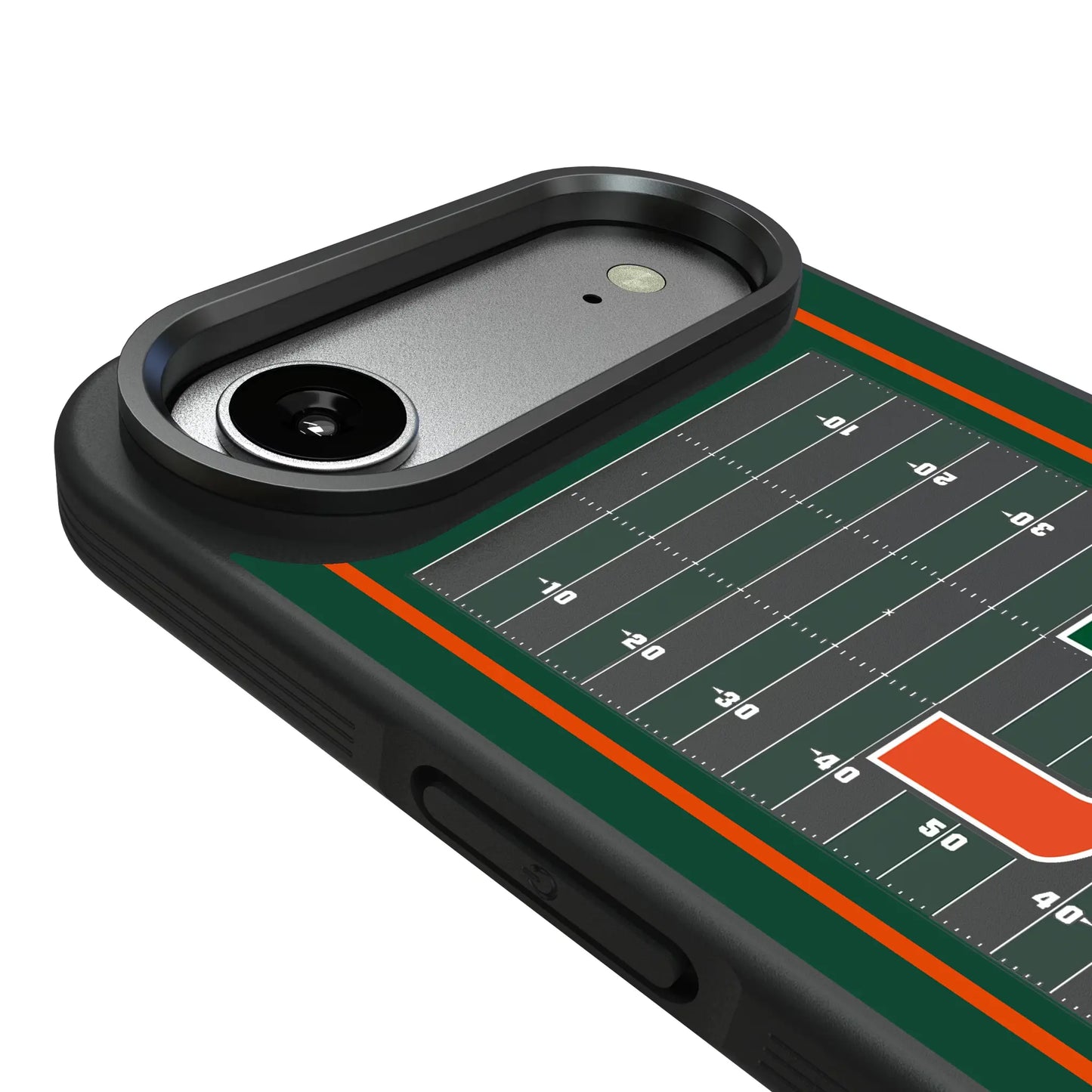 University of Miami Hurricanes Field Bump Phone Case for Apple iPhone