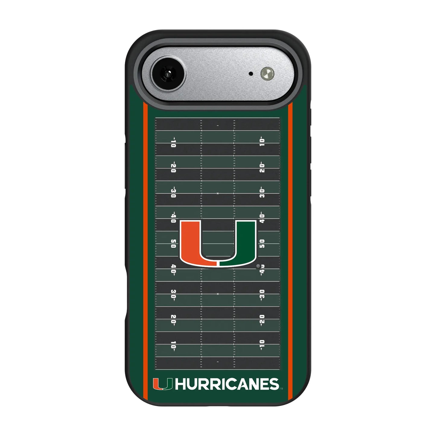 University of Miami Hurricanes Field Bump Phone Case for Apple iPhone