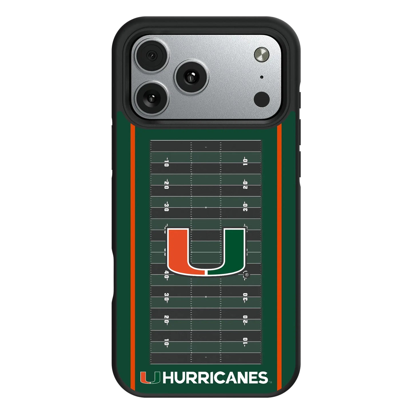 University of Miami Hurricanes Field Bump Phone Case for Apple iPhone