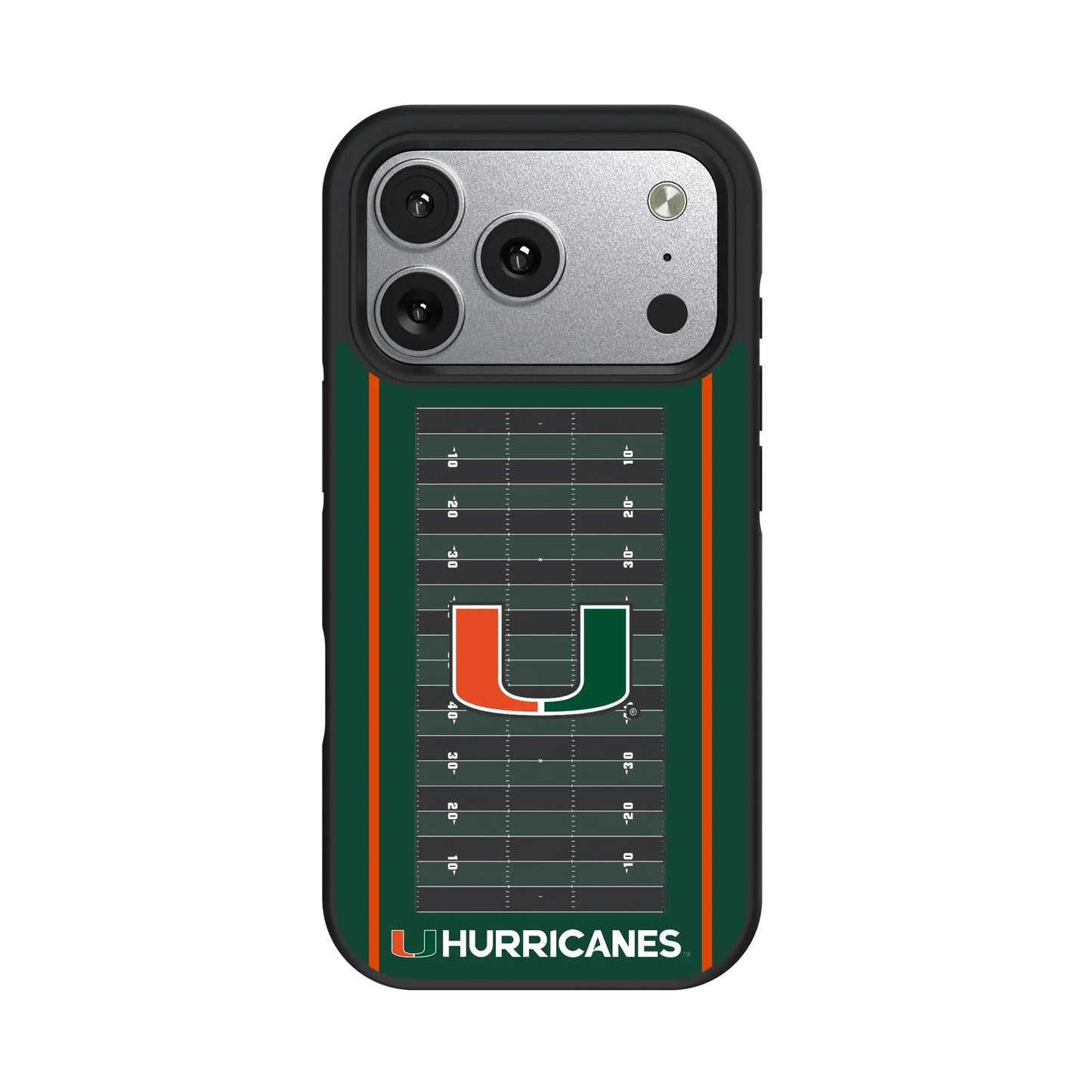 University of Miami Hurricanes Field Bump Phone Case for Apple iPhone