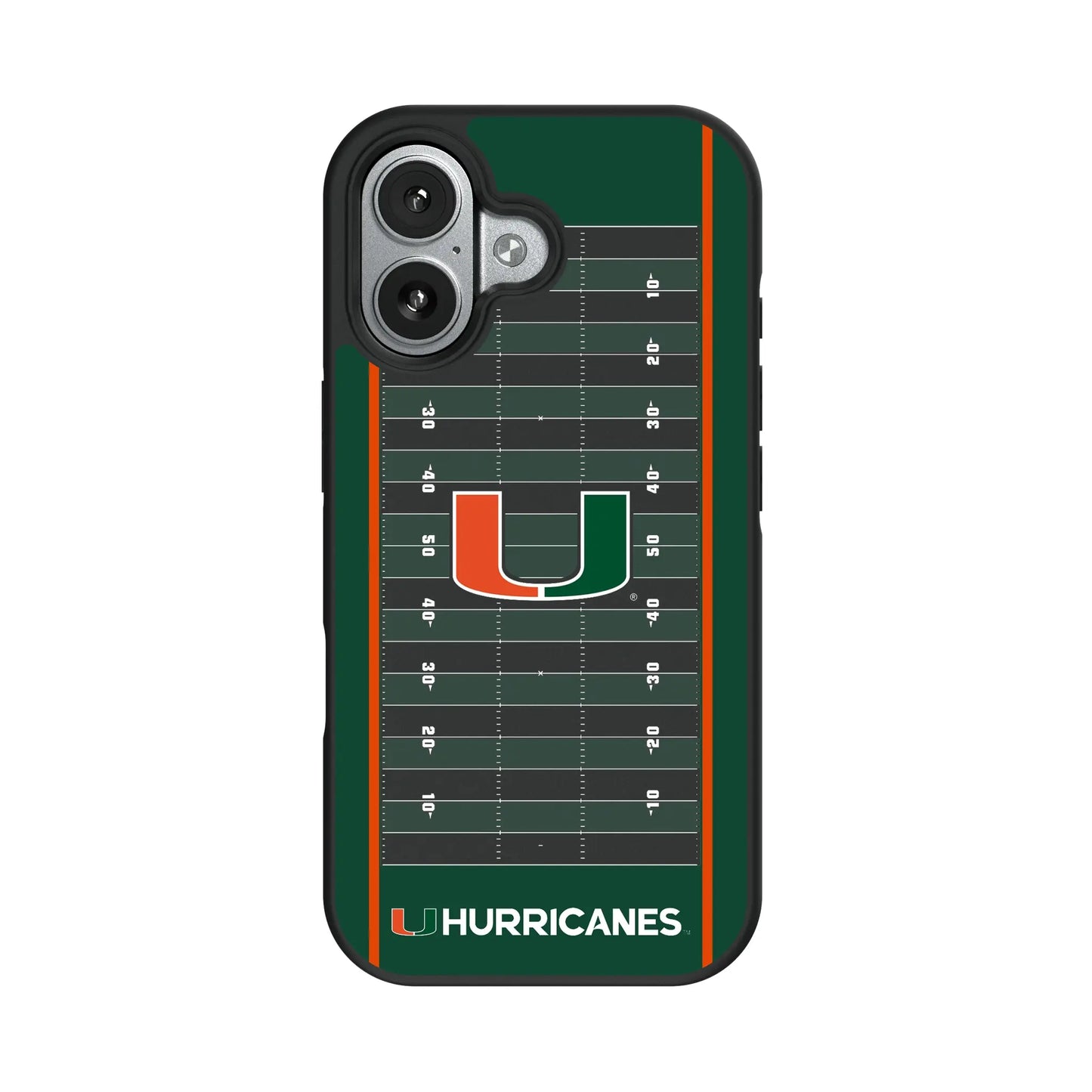 University of Miami Hurricanes Field Bump Phone Case for Apple iPhone