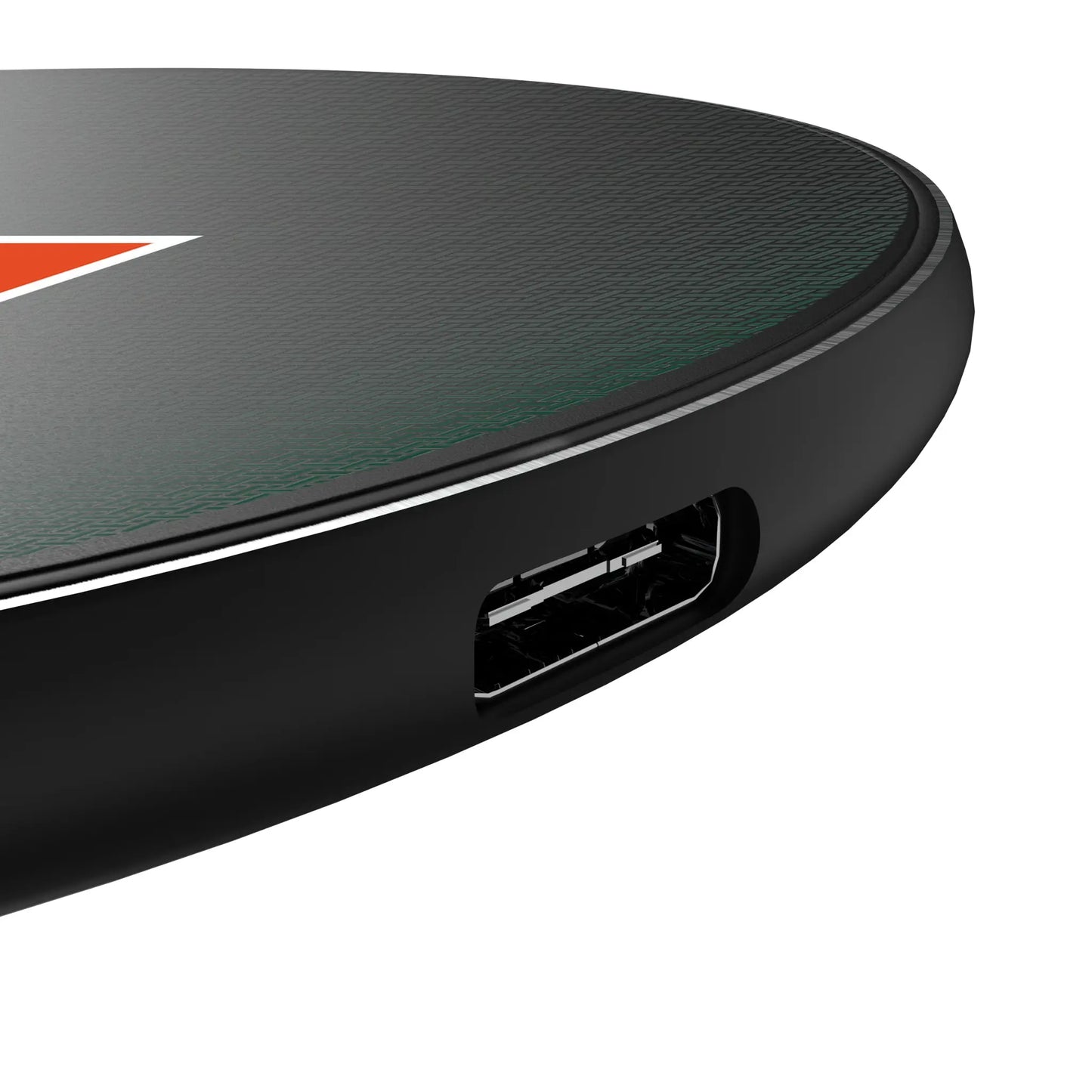 University of Miami Hurricanes Linen 15-Watt Wireless Charger