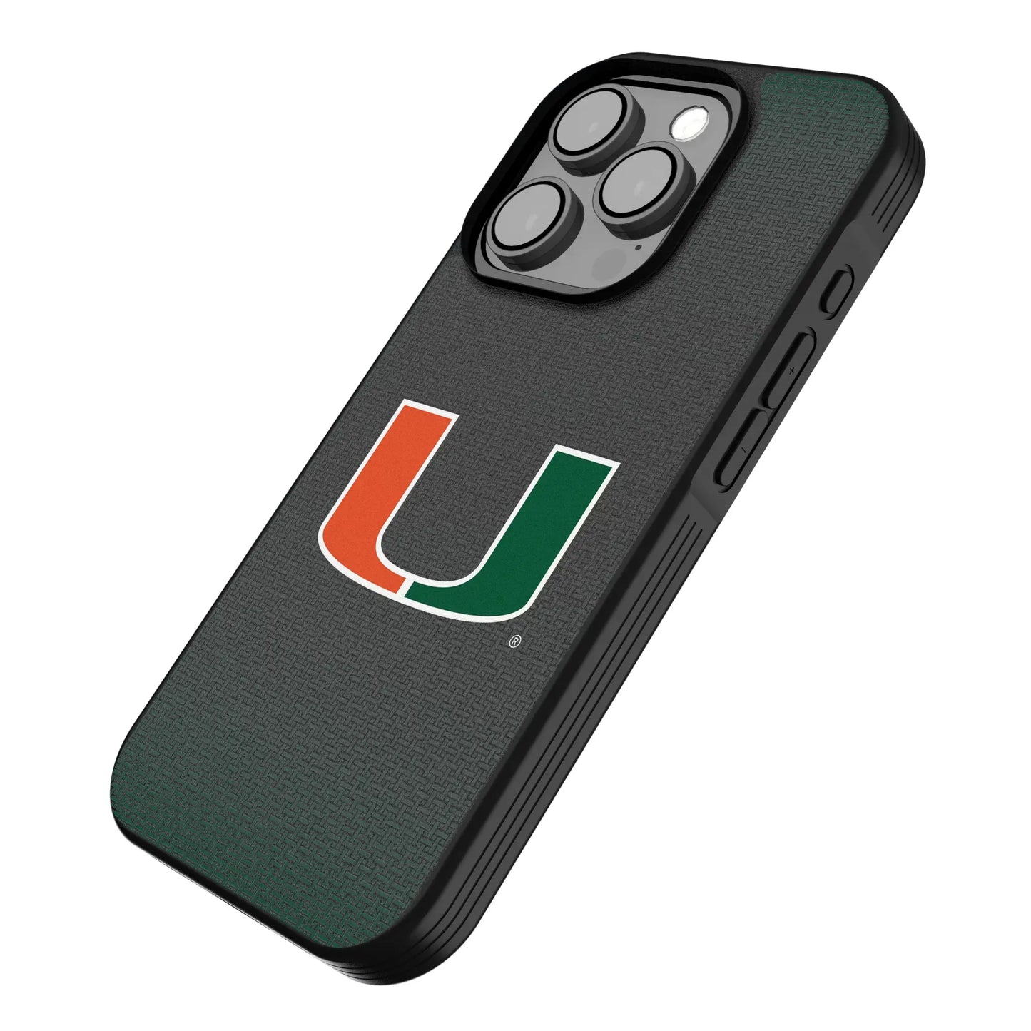 University of Miami Hurricanes Linen Bump Phone Case for Apple iPhone