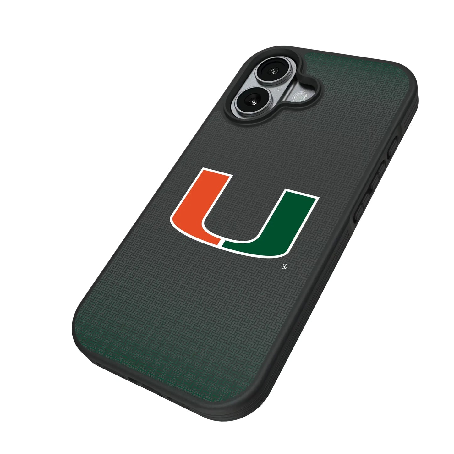 University of Miami Hurricanes Linen Bump Phone Case for Apple iPhone