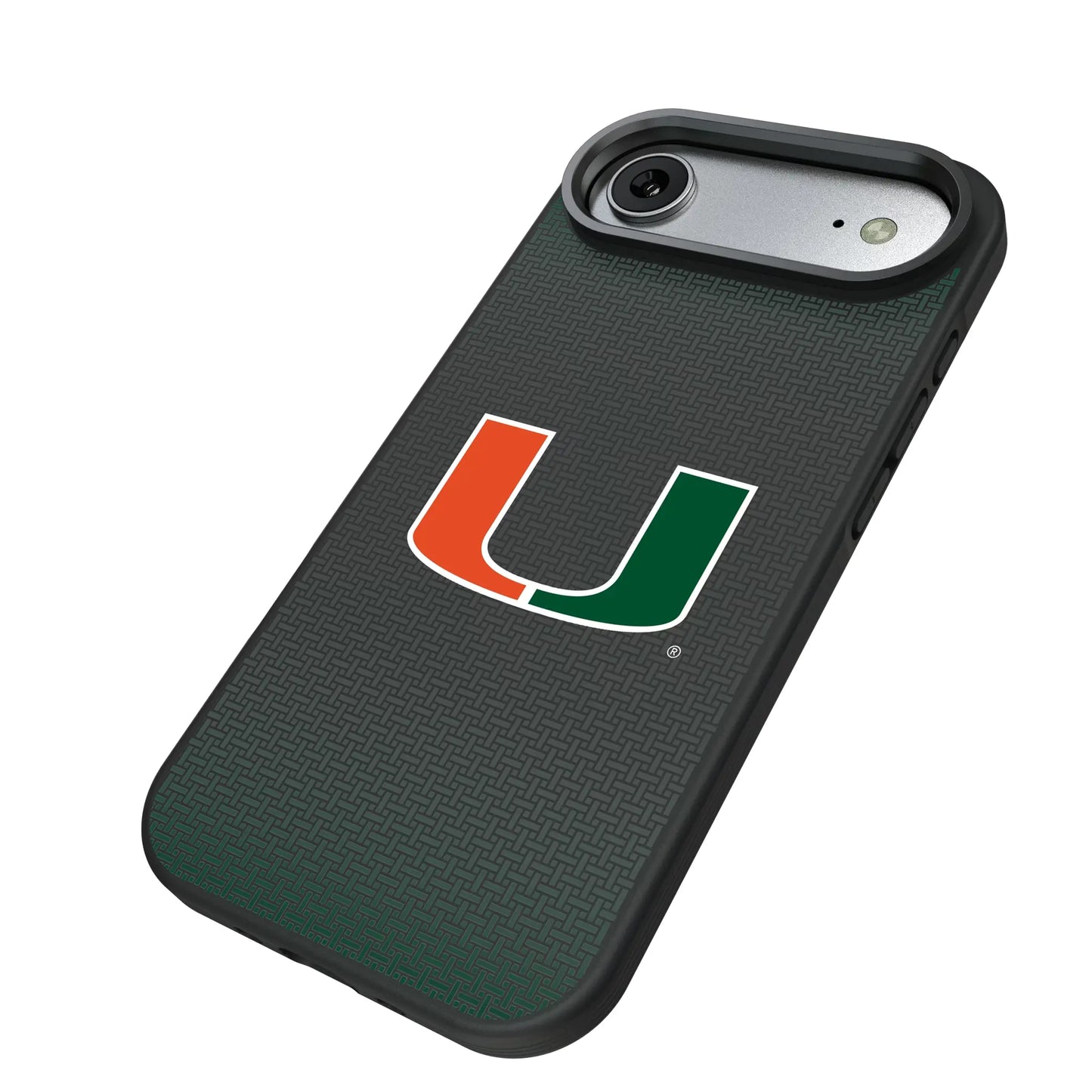 University of Miami Hurricanes Linen Bump Phone Case for Apple iPhone