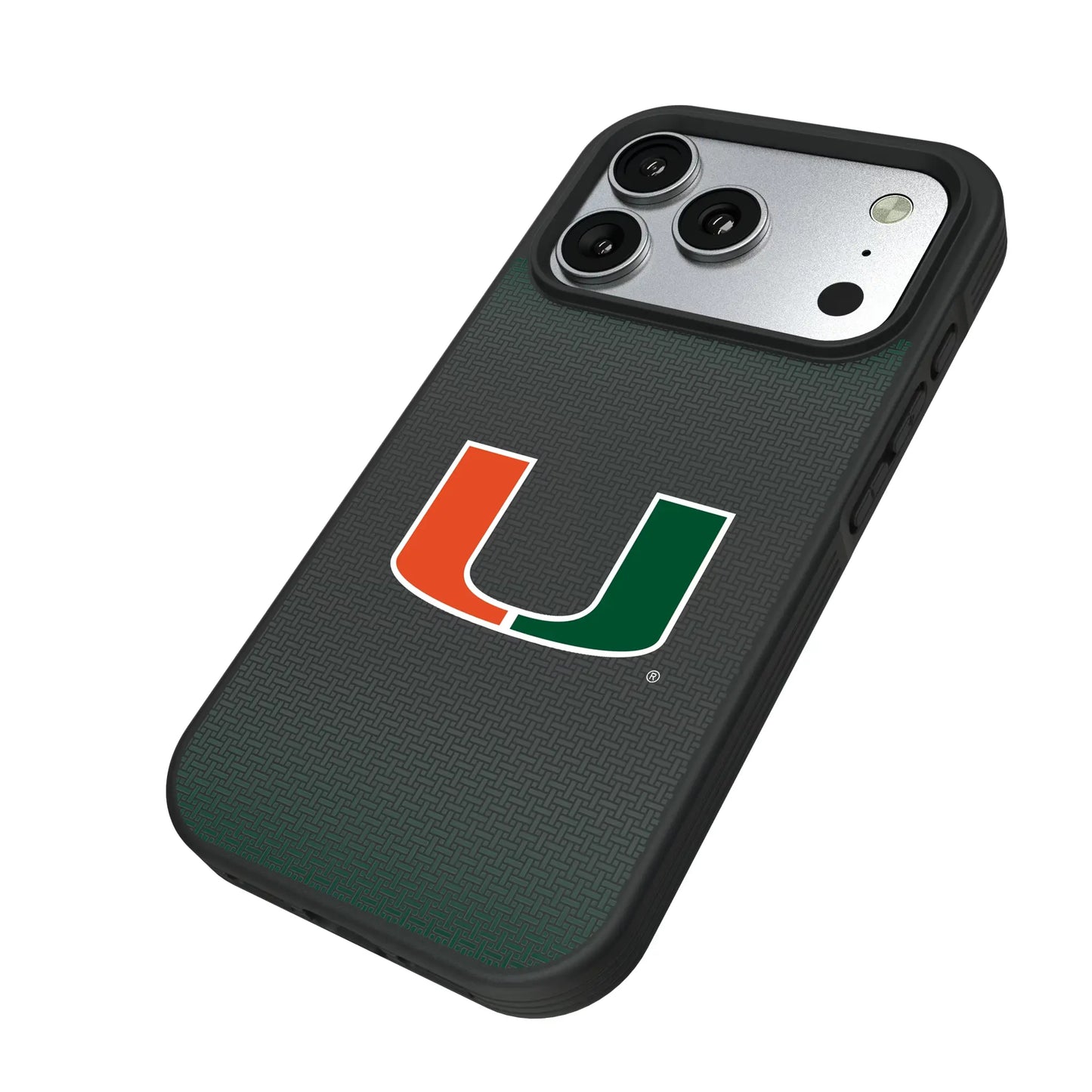 University of Miami Hurricanes Linen Bump Phone Case for Apple iPhone