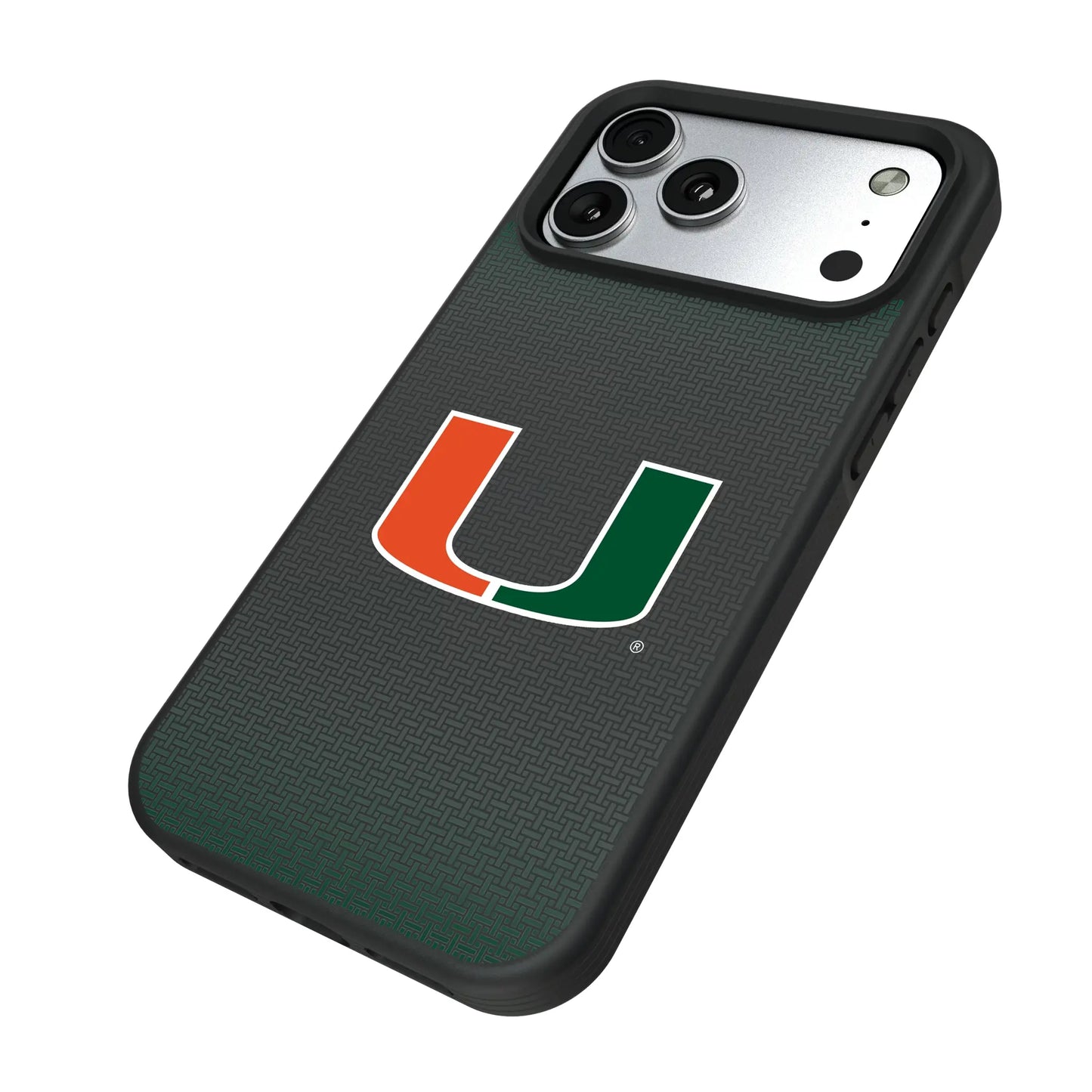 University of Miami Hurricanes Linen Bump Phone Case for Apple iPhone