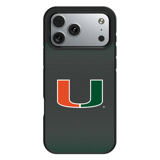 University of Miami Hurricanes Linen Bump Phone Case for Apple iPhone