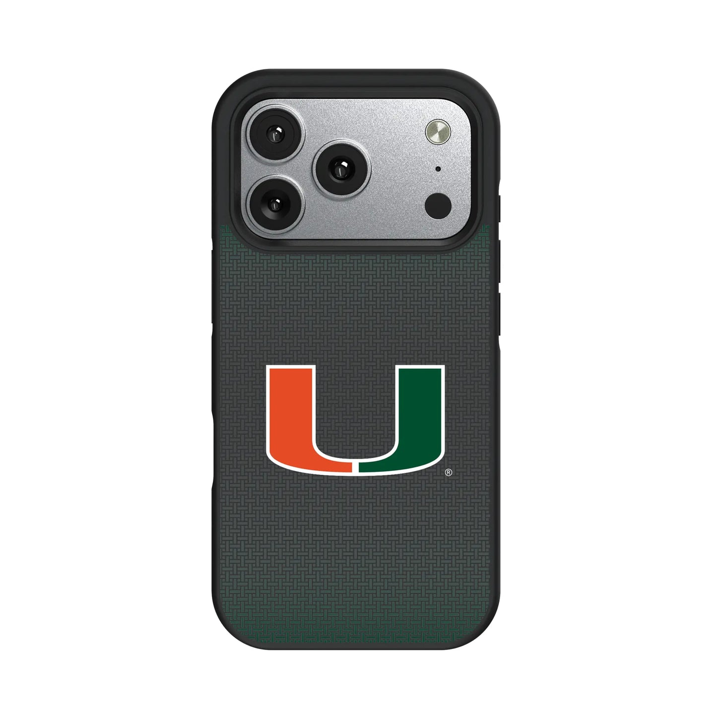 University of Miami Hurricanes Linen Bump Phone Case for Apple iPhone