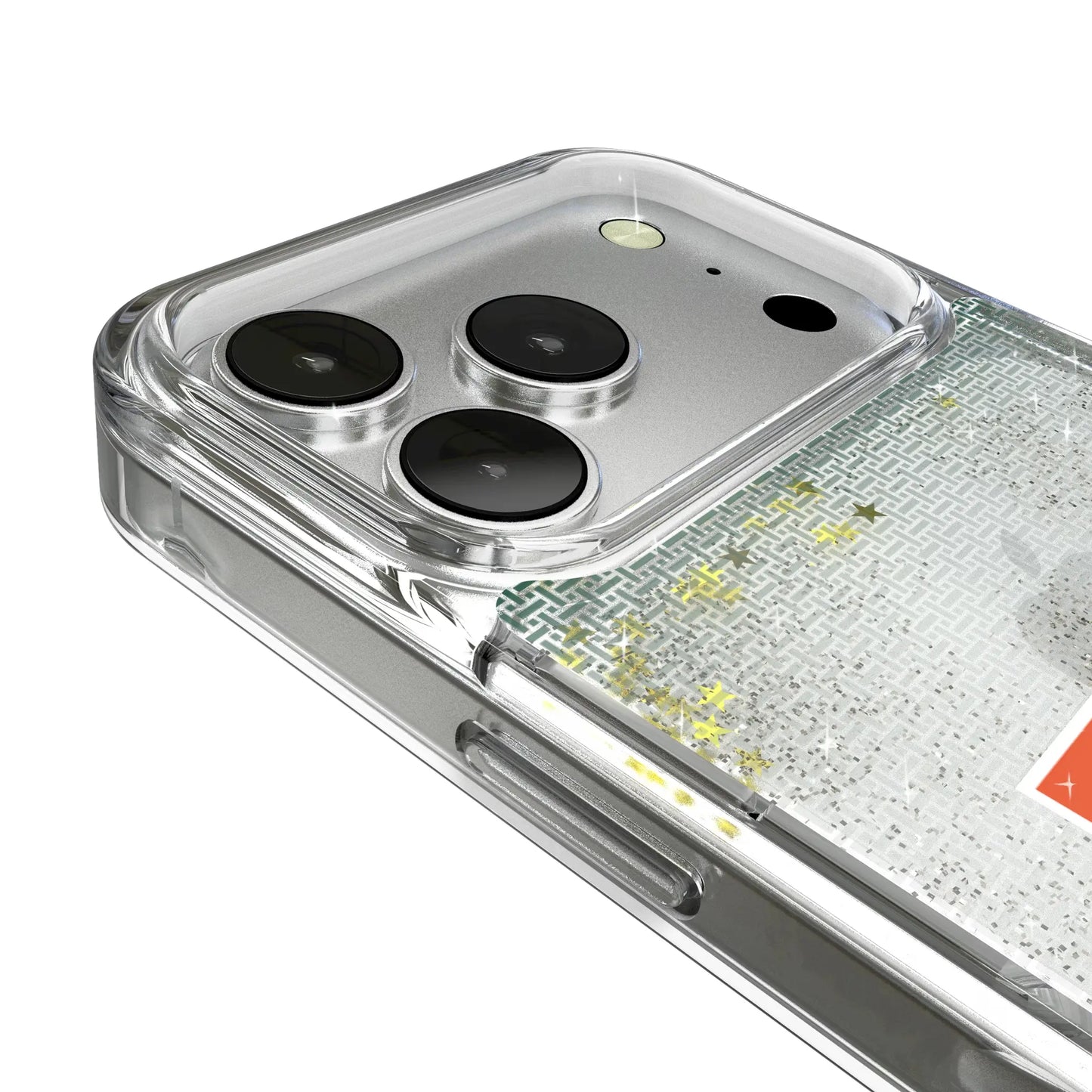University of Miami Hurricanes Linen Glitter Phone Case for Apple iPhone