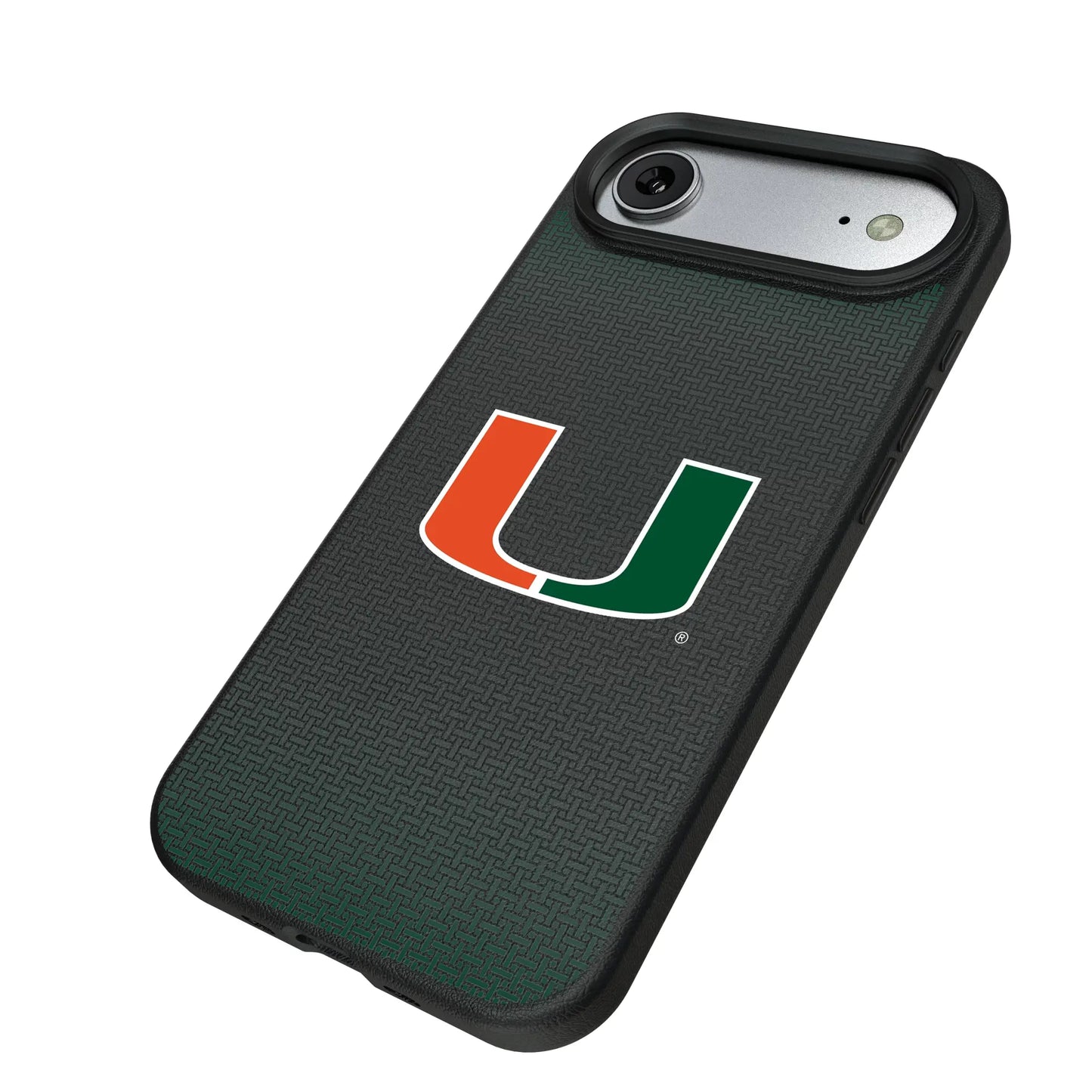 University of Miami Hurricanes Linen MagSafe Compatible Phone Case for Apple iPhone