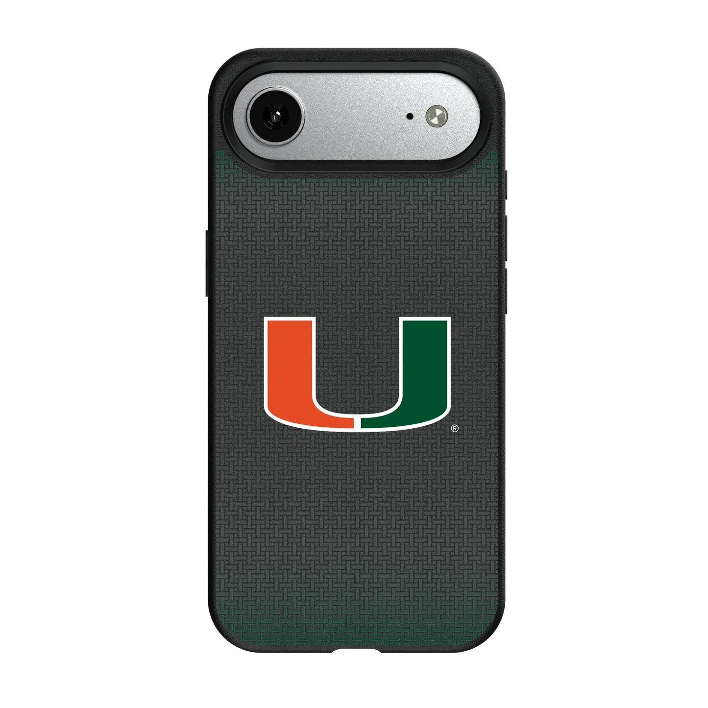 University of Miami Hurricanes Linen MagSafe Compatible Phone Case for Apple iPhone