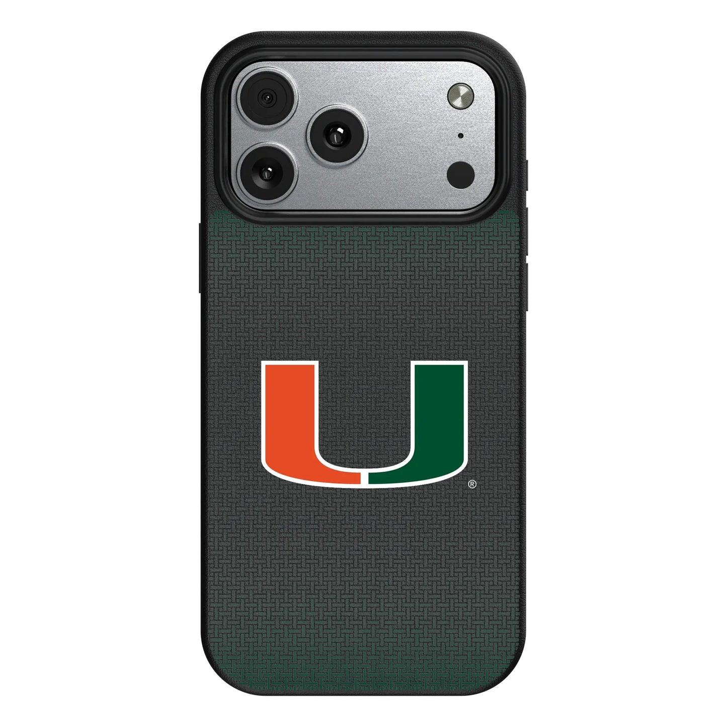 University of Miami Hurricanes Linen MagSafe Compatible Phone Case for Apple iPhone