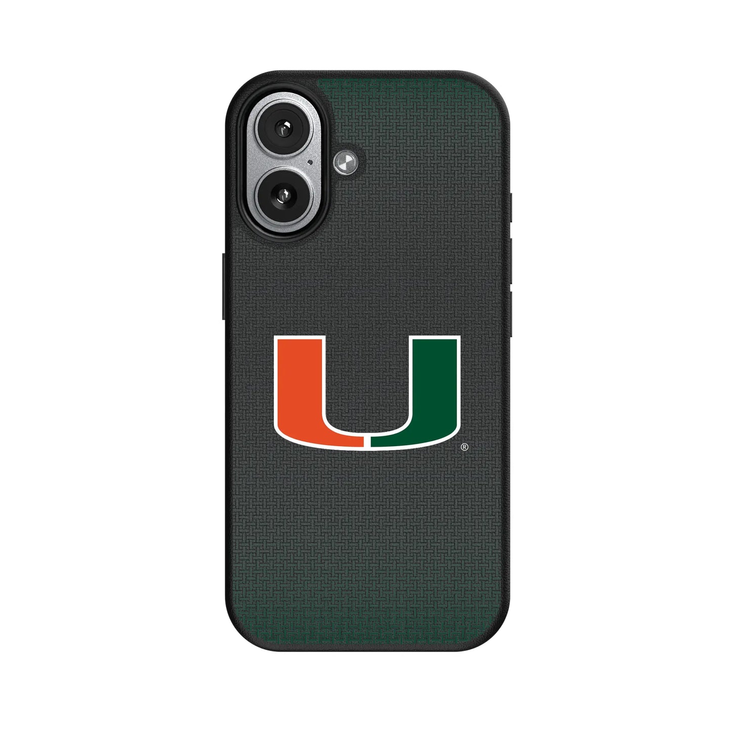 University of Miami Hurricanes Linen MagSafe Compatible Phone Case for Apple iPhone
