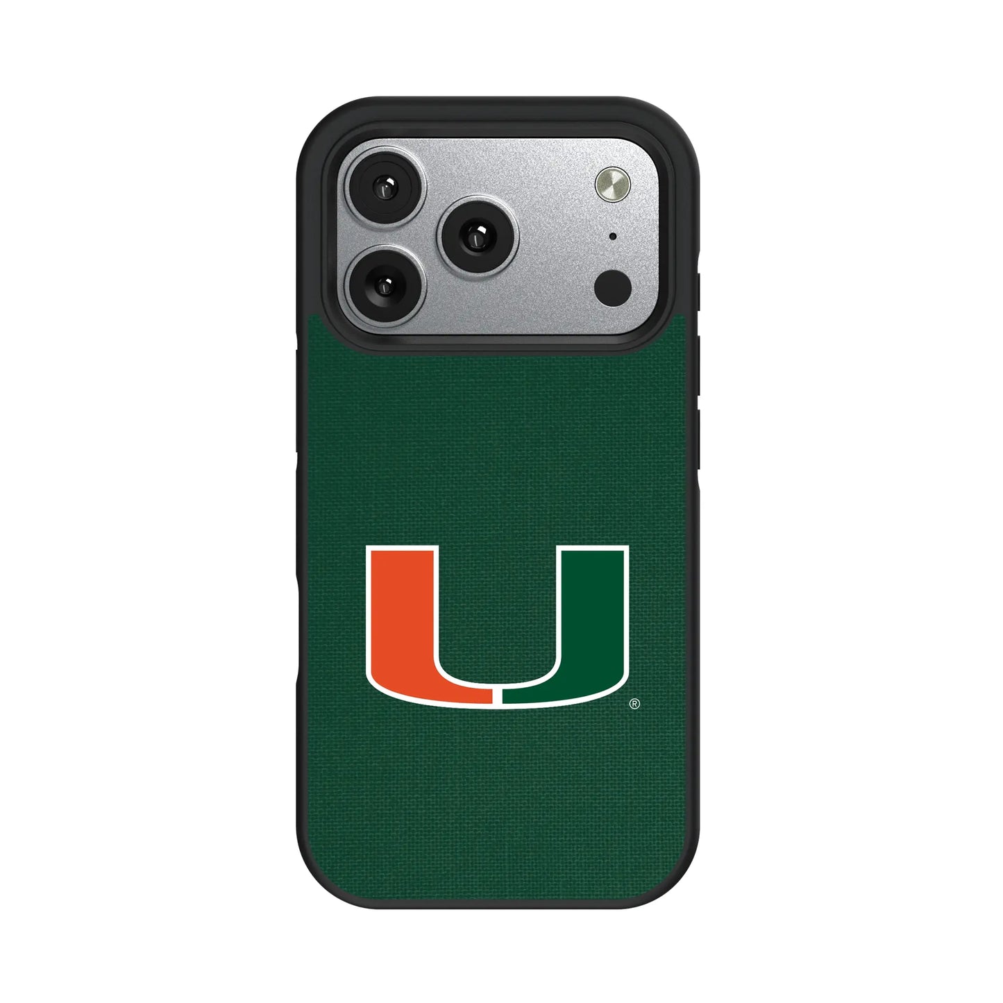 University of Miami Hurricanes Solid Bump Phone Case for Apple iPhone