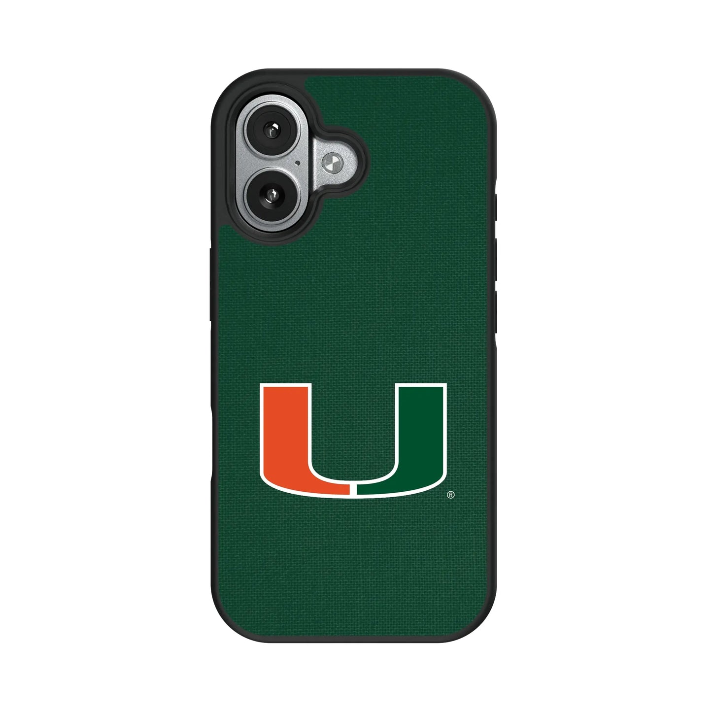 University of Miami Hurricanes Solid Bump Phone Case for Apple iPhone