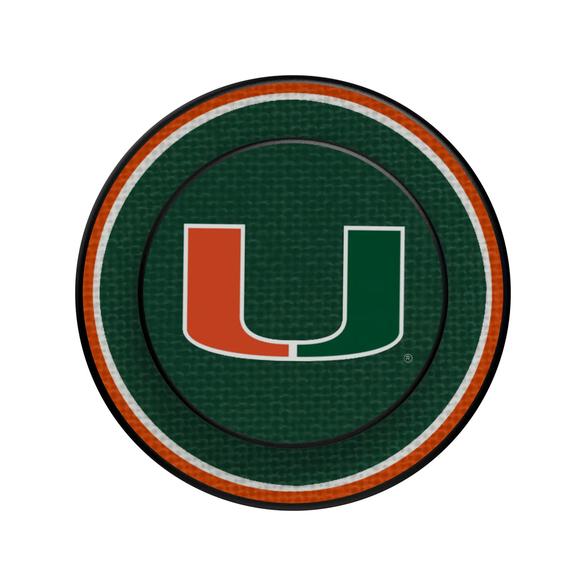 University of Miami Hurricanes Stripe PopSockets Magnetic Phone Grip and Stand